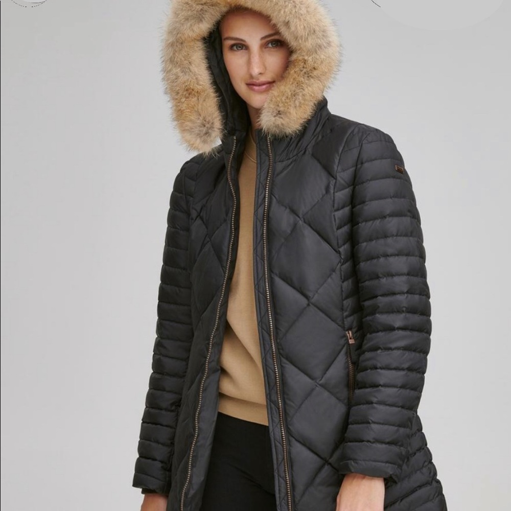 Andrew Marc Black Down puffer Coat/Jacket size:M